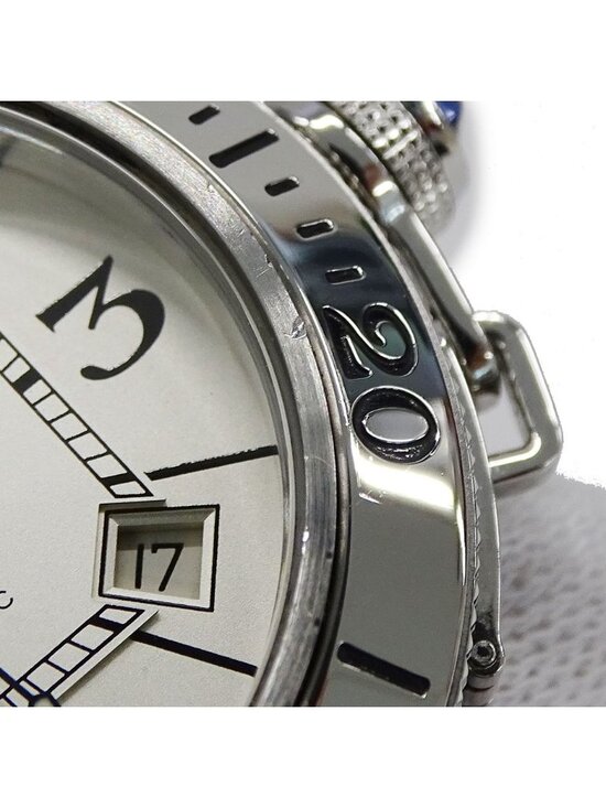 Cartier Watch Pasha Seatimer Date Automatic Winding at Stainless Steel Silver main image 7